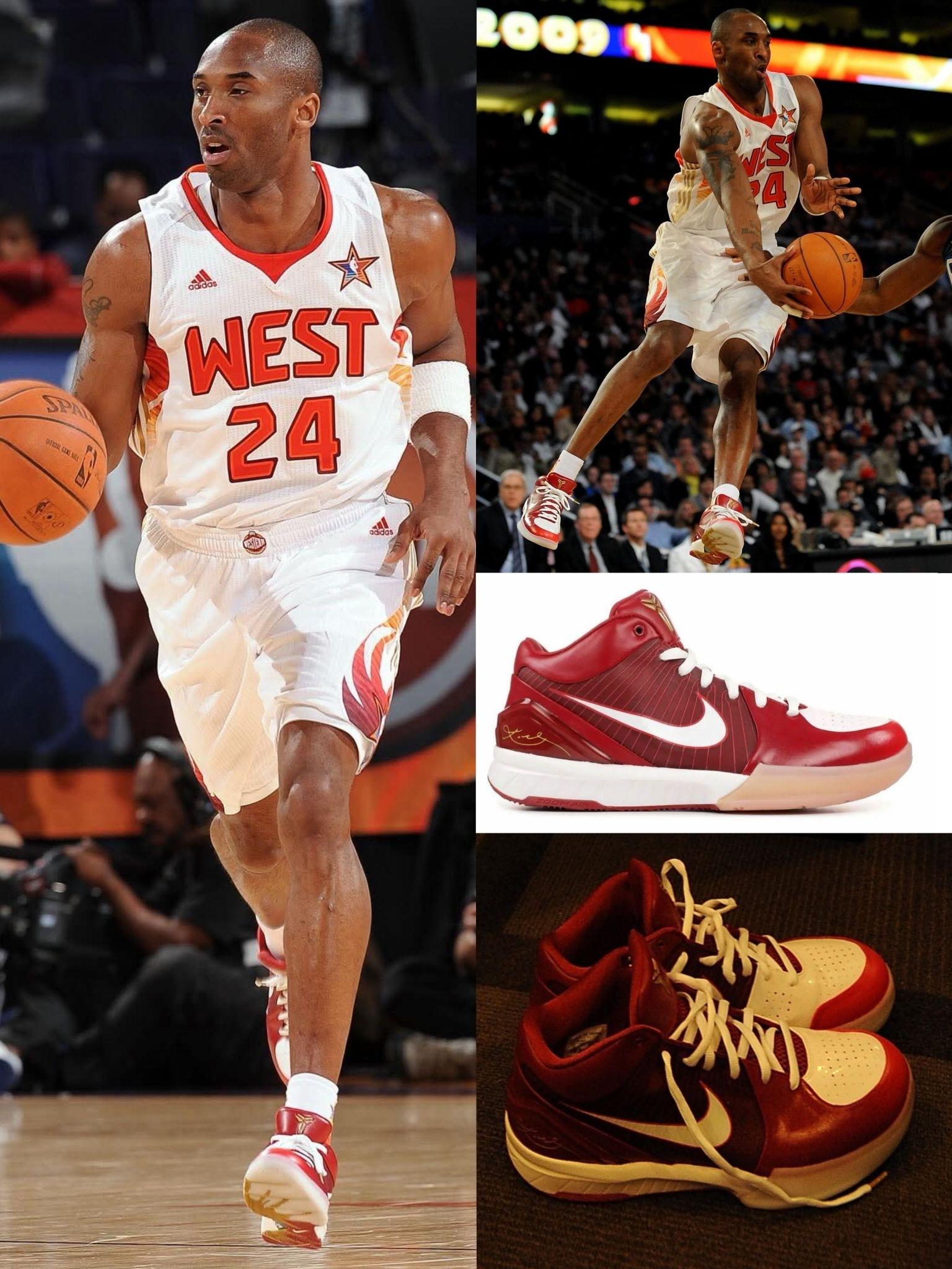 全明星赛场的经典!Kobe 4 “All-Star” 复刻官宣,红金配色封神